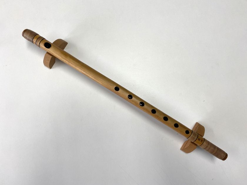 篠笛 蘭照 古典調 六本調子 煤竹 - 和楽器